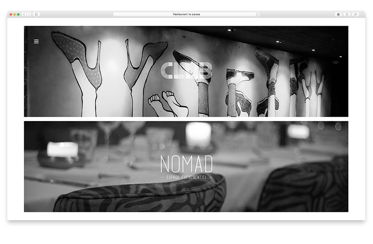 Nomad club site web 3