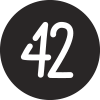 Logo Marque 42 / Pomme de pin