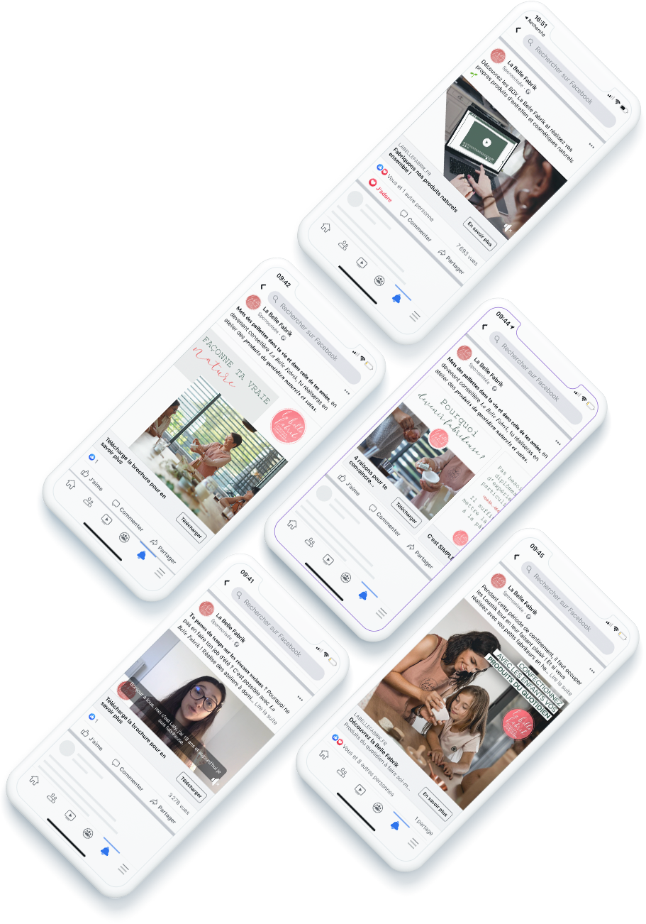 Aperçu Facebook Ads La Belle Fabrik Vente à domicile