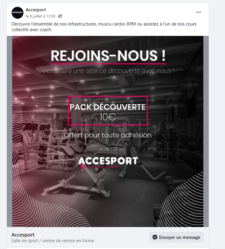 objectif message - accessport