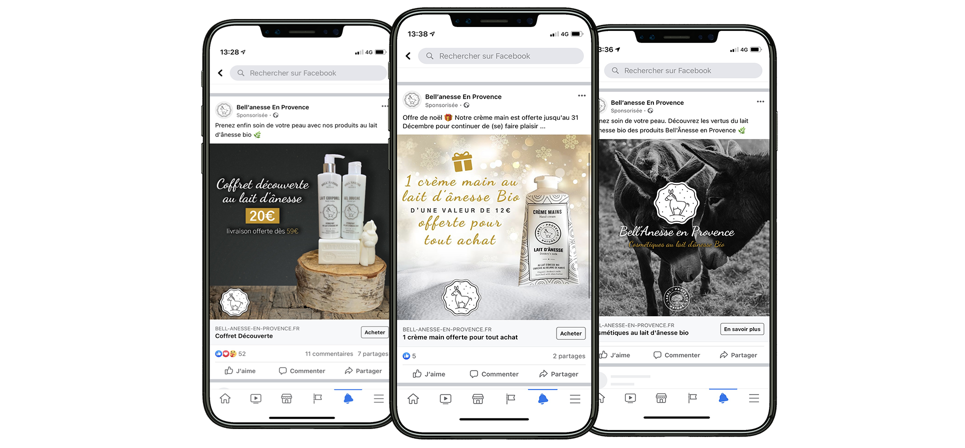 mockup facebook ads bell anesse en provence