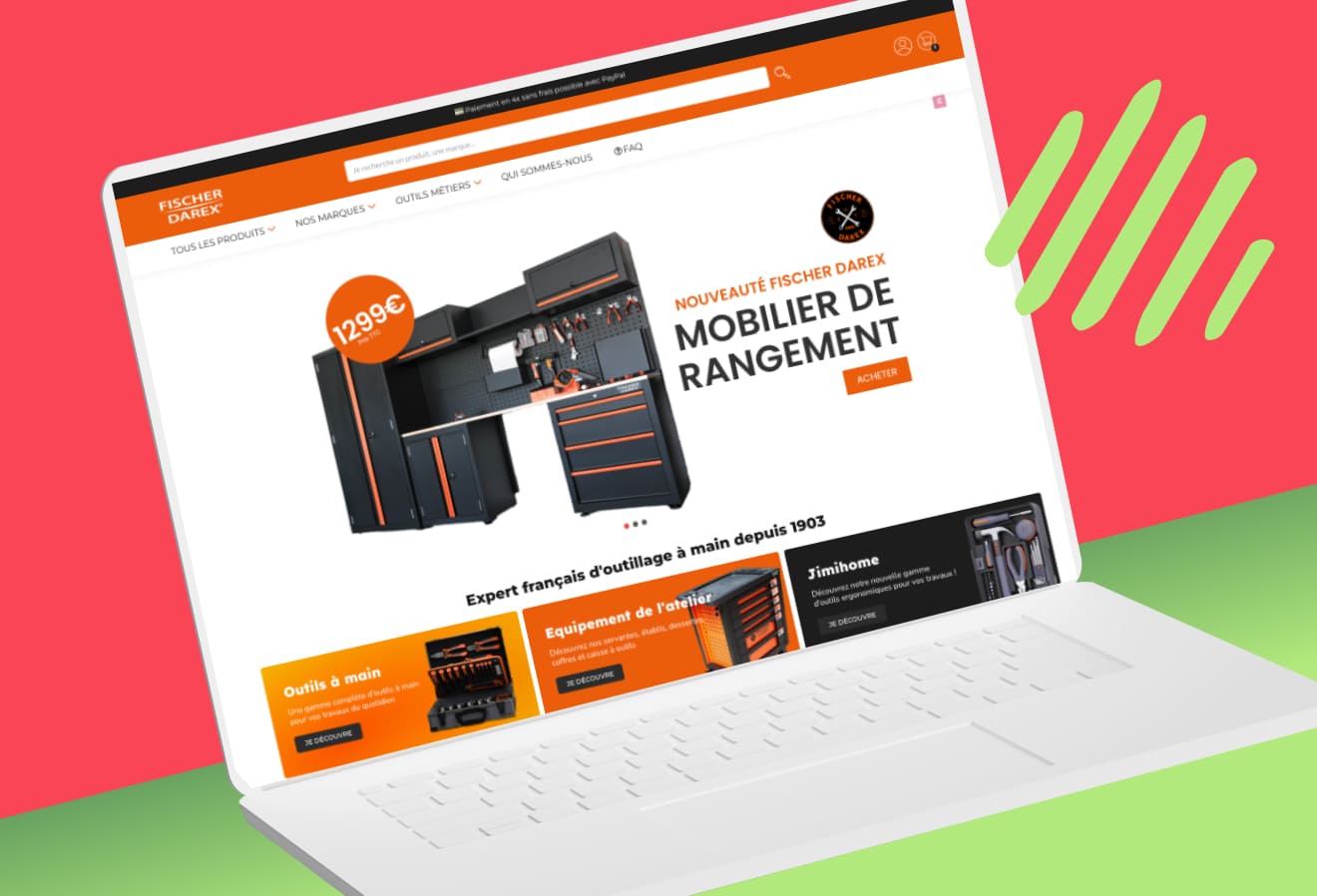 Le marketing automation au service de la gourmandise pour Le Nelson 7 Homepage ecommerce Fischer Darex
